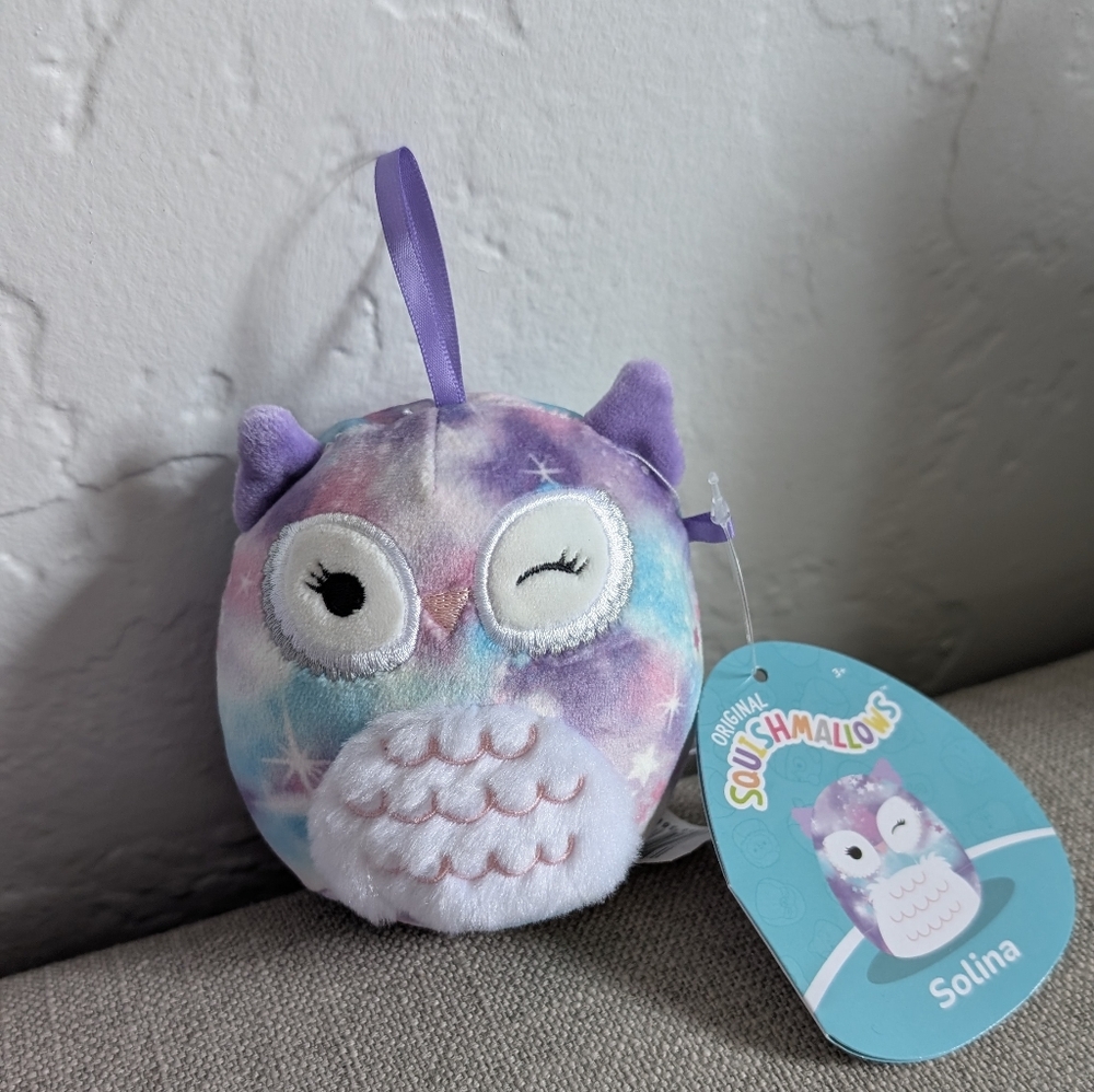 NWT Squishmallows Solina Owl S4 #1347